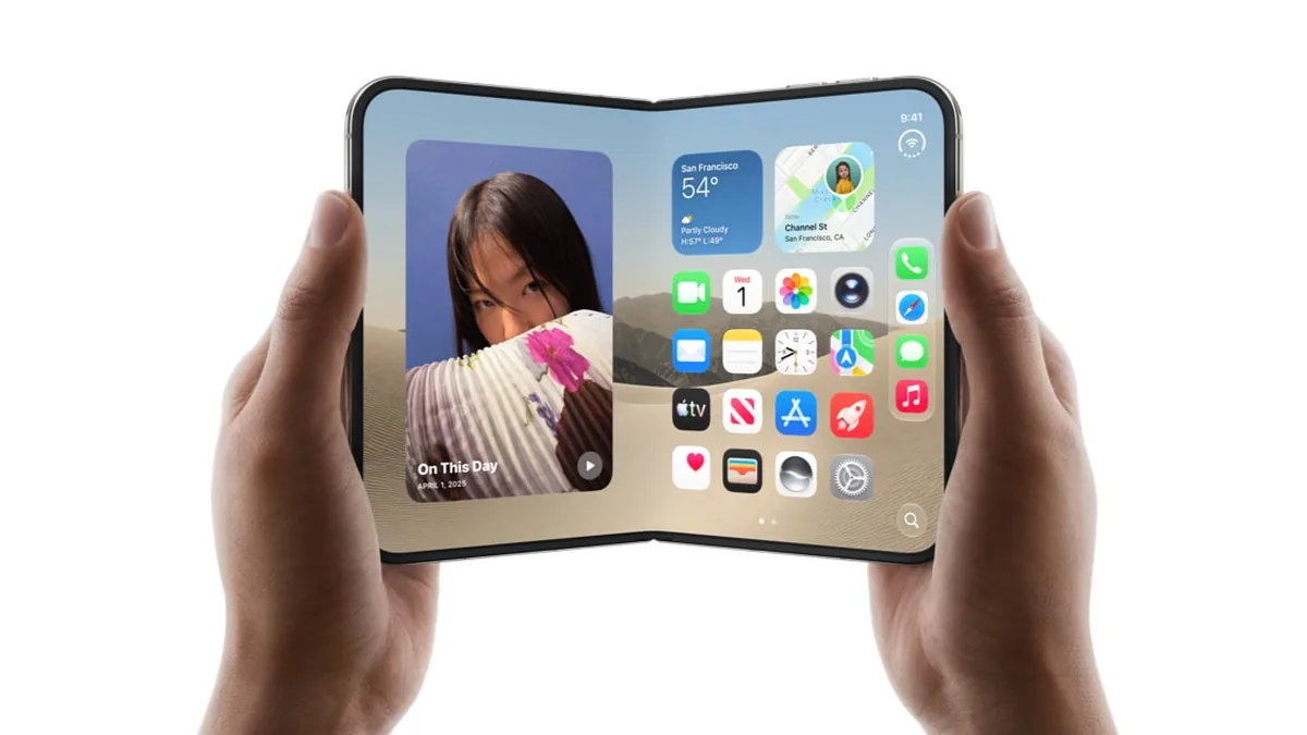 iPhone Duo 折叠屏手机展开态