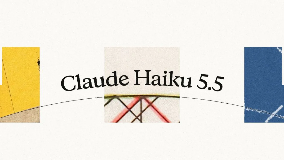 Claude Haiku 5.5 官方发布页主视觉