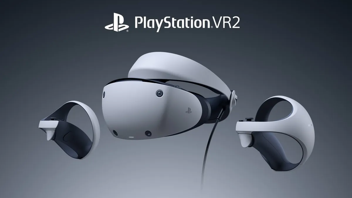 PlayStation VR2 头显与手柄官方产品照